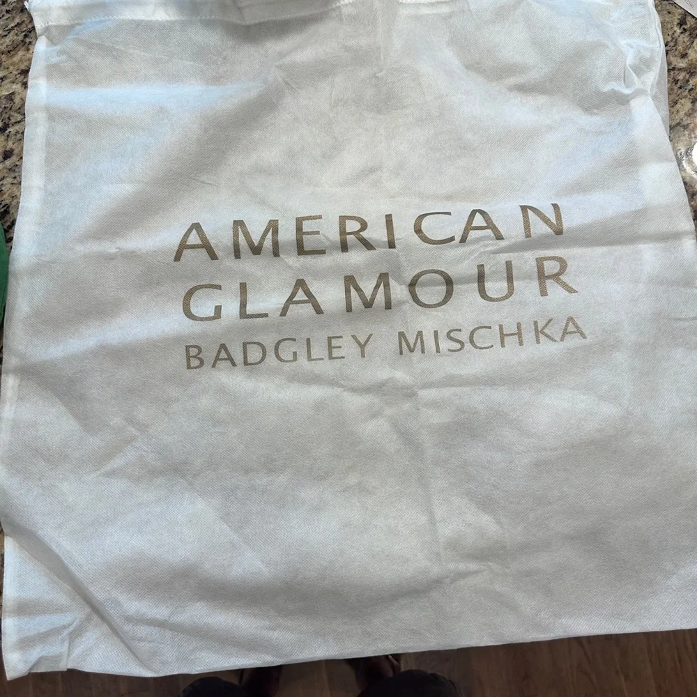 Badgley Mischka "Gaia" Vibrant Green Hobo Shoulder Bag - Picture 7 of 7